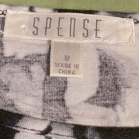 Spense Monochrome Abstract Pattern Top Size M - Picture 14 of 14